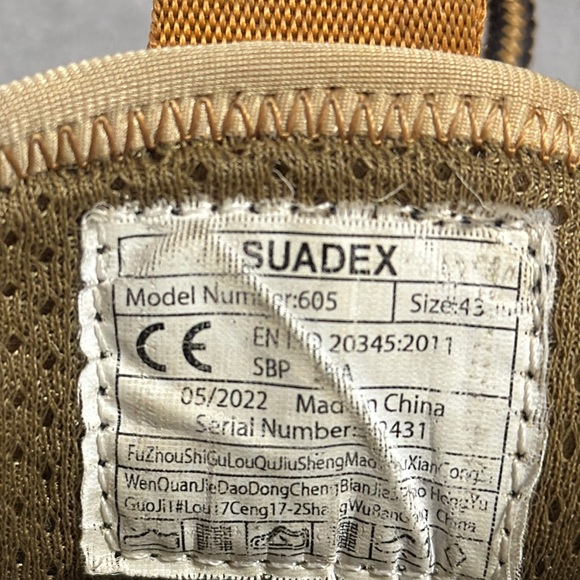 Suadex steel toe work shoes Mesh Sneakers size 43 unisex‎ mens 10.5 women’s 12 - Picture 9 of 15